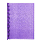 Best Buy Clearbook Refillable WW-83S-FC-pp Long Purple 20 sheets 27 holes Pixel Design
