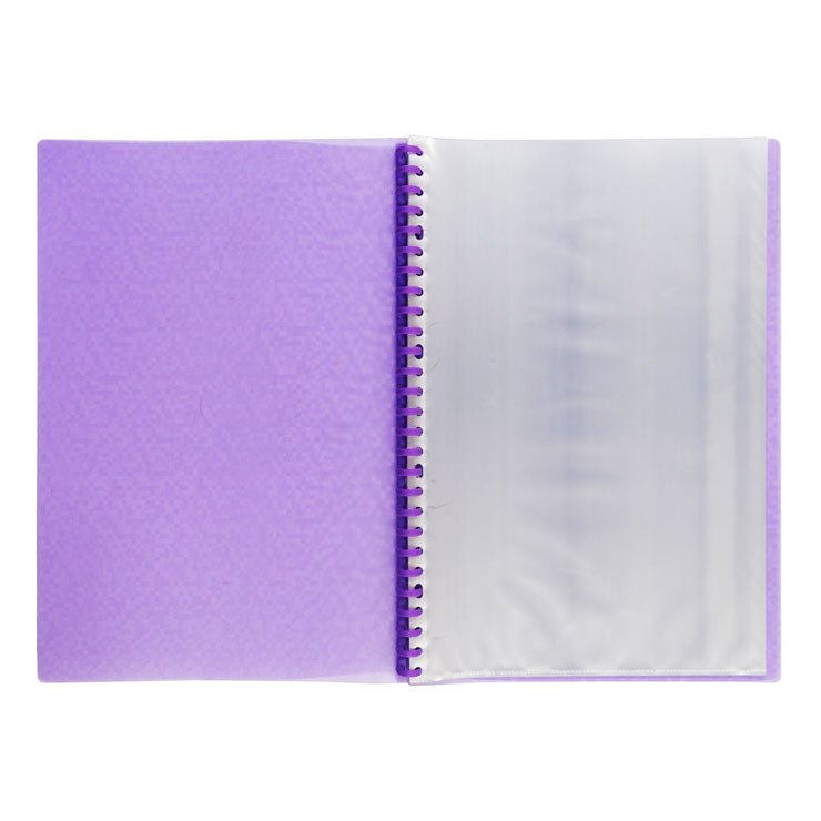 Best Buy Clearbook Refillable WW-83S-FC-pp Long Purple 20 sheets 27 holes Pixel Design