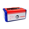 Best Buy Cash Box 8878xs Mini Blue 46.5x27.5x34.5cm Key Lock with 2 Keys - Home & Office Essentials