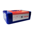 Best Buy Cash Box 8878L Large Blue 44.5x33.5x33.5cm Key Lock with 2 Keys - Home & Office Essentials