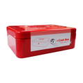 Best Buy Cash Box 8878L Large Red 44.5x33.5x33.5cm Key Lock with 2 Keys - Home & Office Essentials