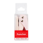Best Buy Puncher 1 Hole Small 10 Sheets Pink 104 - School & Office Supplies