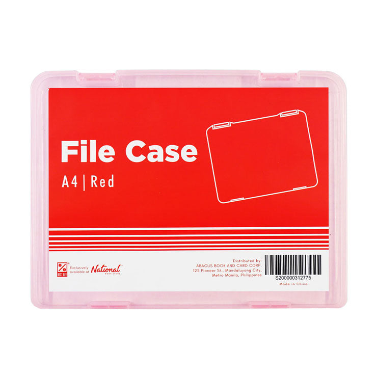 Best Buy File Case ZS-A03S A4 Double Lock, Red - School & Office Supplies