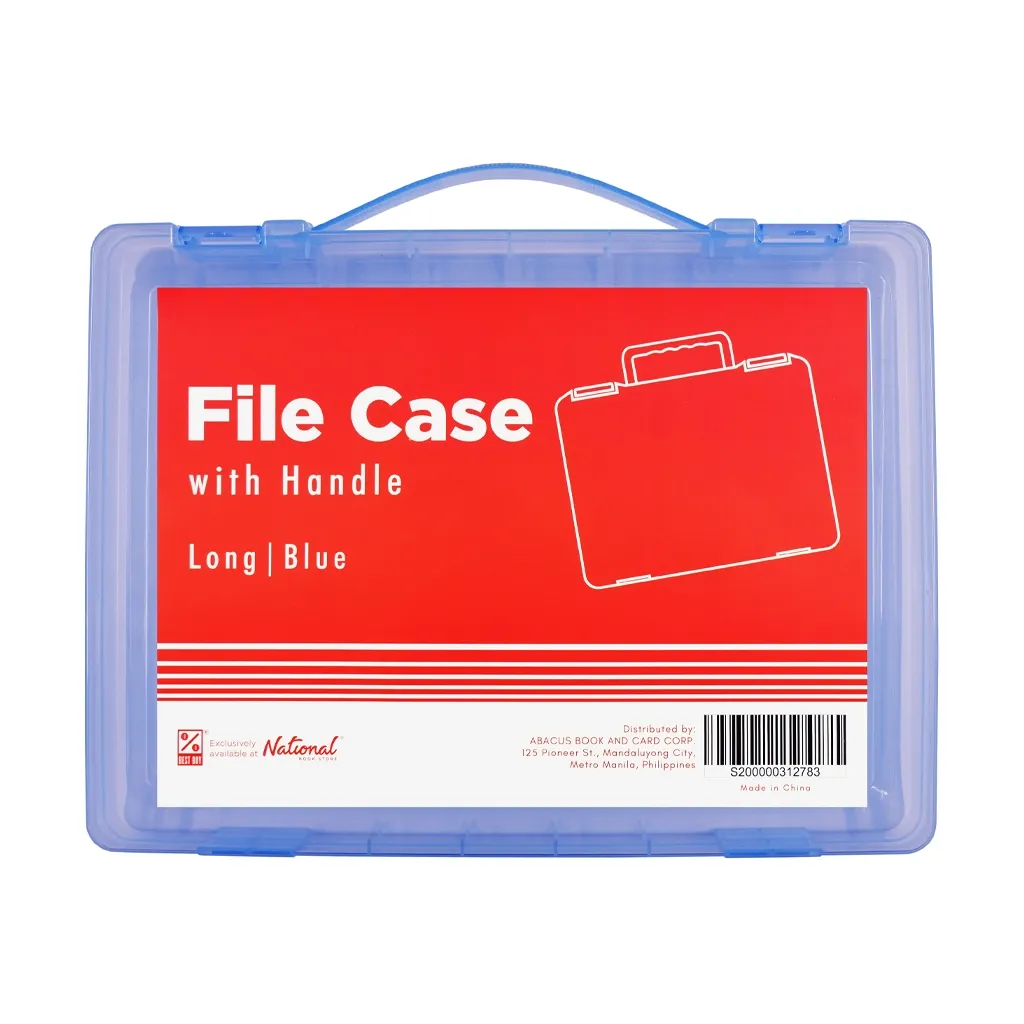 Best Buy File Case with Handle Zs-Fc04 Long Blue Double Lock And Handle - Filing Supplies