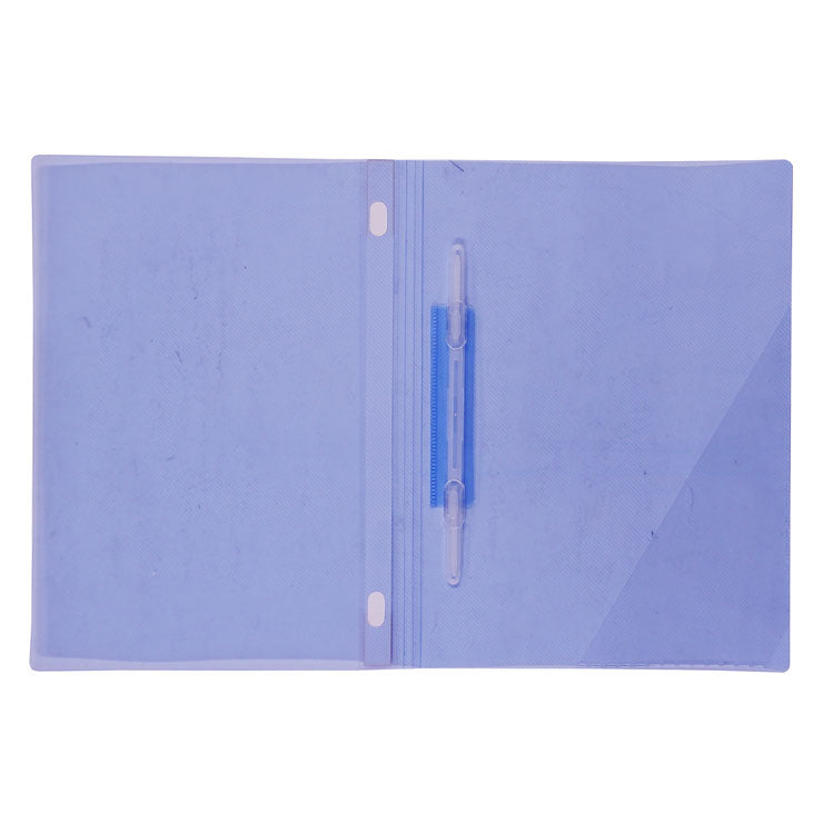 Best Buy Folder Plastic ZS-307S Short with Fastener Thick, Blue - School & Office Supplies