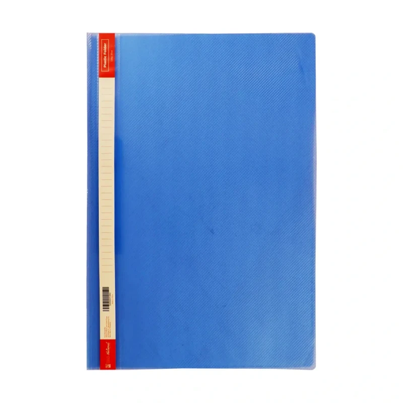 Best Buy Folder Plastic Zs-307L Long Blue with Fastener Thick - Filing Supplies