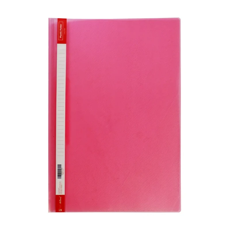 Best Buy Folder Plastic Zs-307L Long Red with Fastener Thick - Filing Supplies