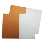 Premiere Notes Kraft Padded Notebooks 6x8.5 inches - 2 Pieces 32 Sheets - Ruled, Dotted - School