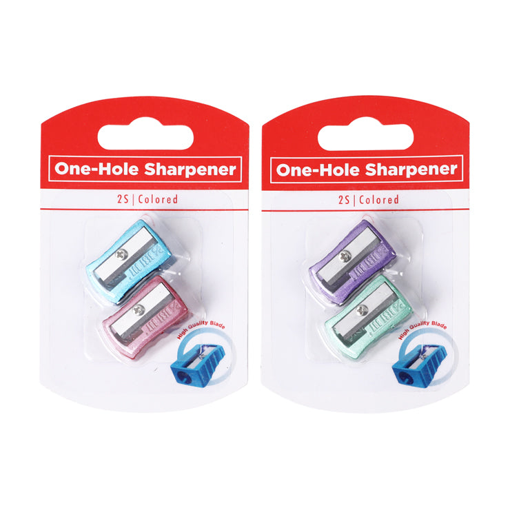 Best Buy One-Hole Sharpener Colored Metal 2's KR971864 - School & Office Supplies