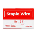 Best Buy Staple Wire No. 35 26/6 Silver 1000's 1005A - School & Office Supplies