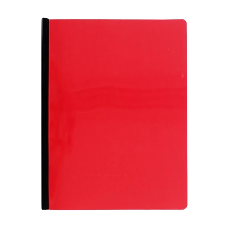 Best Buy Folder Presentation Short Red with Slide - Filing Supplies