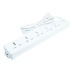 Kantt Extension Cord KAW-ECUO5 Universal 2 meters, White - Home & Office Equipment