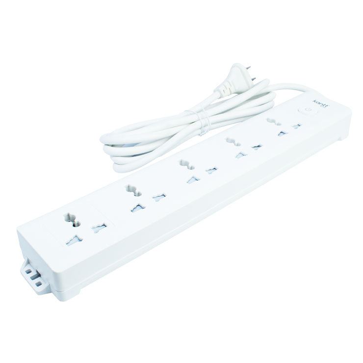 Kantt Extension Cord KAW-ECUO5 Universal 2 meters, White - Home & Office Equipment