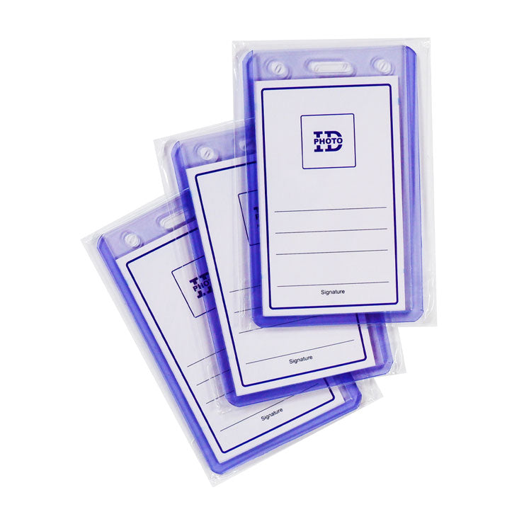 Best Buy ID Holder Horizontal Clear with PP Slide 85x54mm T-1169H - ID Holder & Lanyards