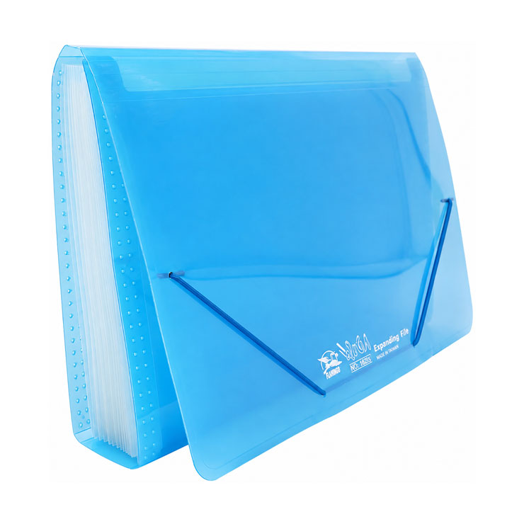 Flamingo Expanding File 23087 4401Z Blue A4 13 Pockets Riga