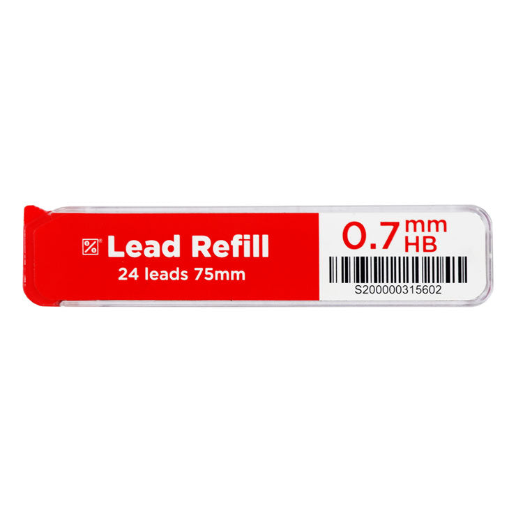 Best Buy Pencil Lead Refill 24's HB 75mm 0.7mm Red SY402310003B