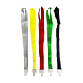 ID Lanyard With Plastic Hook 20mm K-2043, Gray, Red, Green, Yellow, And Black