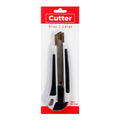 Best Buy Handheld Cutter Blade ABS Material with TPR Grip and Metal Sheath SK5 18mm Large Gray