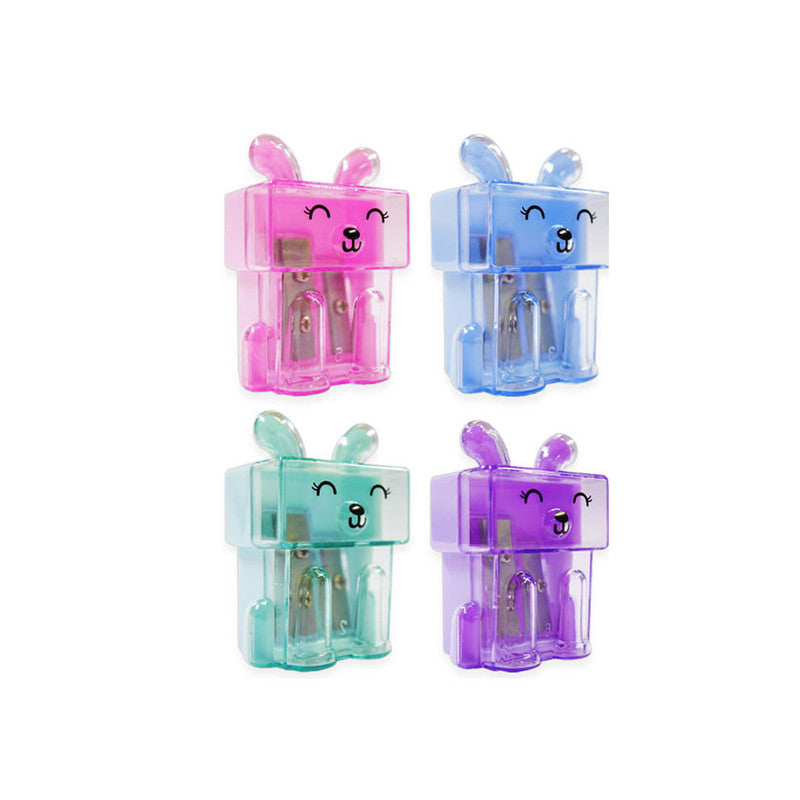 Two-Hole Sharpener Bunny-1 Transparent No.12 (color may vary)