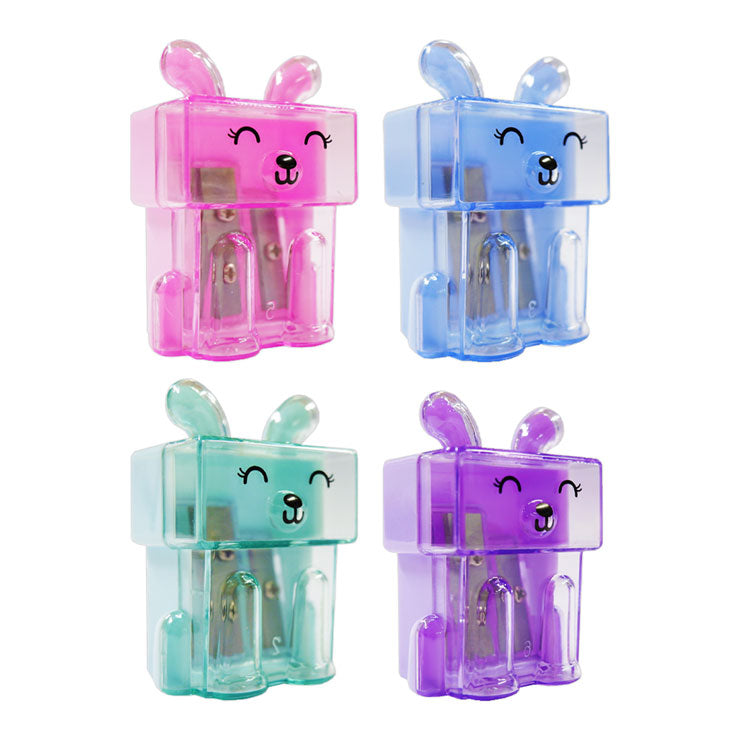 Two-Hole Sharpener Bunny-1 Transparent No.12 (color may vary)
