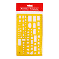 Best Buy Furniture Template Yellow 46x28.5x29cm Nh8209 - School Supplies - Drawing Supplies