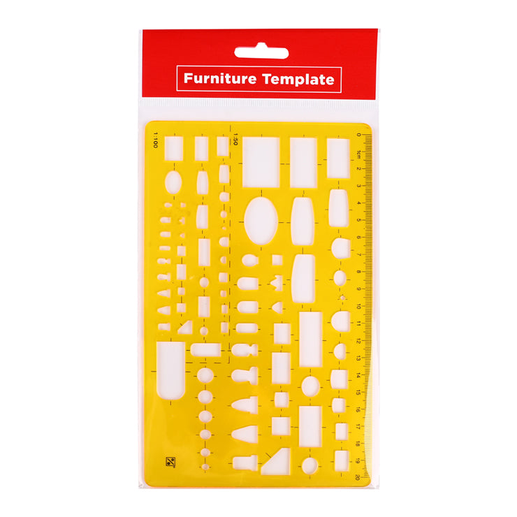 Best Buy Furniture Template Yellow 46x28.5x29cm Nh8209 - School Supplies - Drawing Supplies
