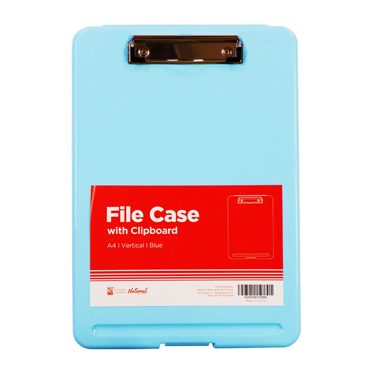Best Buy File Case 83002BL Blue A4 with Clipboard Vertical - School & Office Supplies - Filing