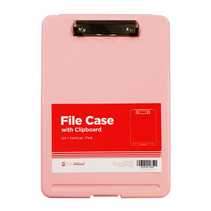 Best Buy File Case 83002PK Pink A4 with Clipboard Vertical - School & Office Supplies - Filing