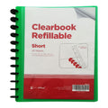 Best Buy Clearbook Refillable W-82T-2-GN Green Short 12 holes 20sheets 0.07microns - Stationery