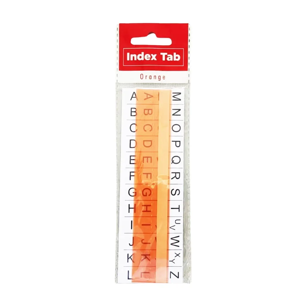 Best Buy Index Tab Orange 0.15mm - Filing Supplies