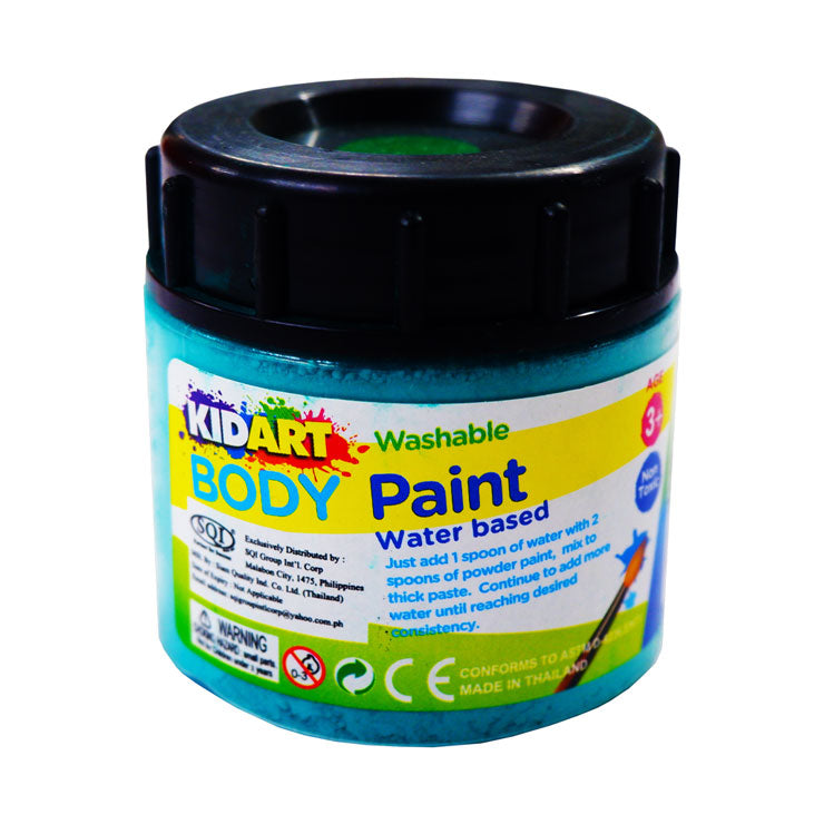 Kid Art Body Paint Green 80ml - Arts & Crafts Supplies