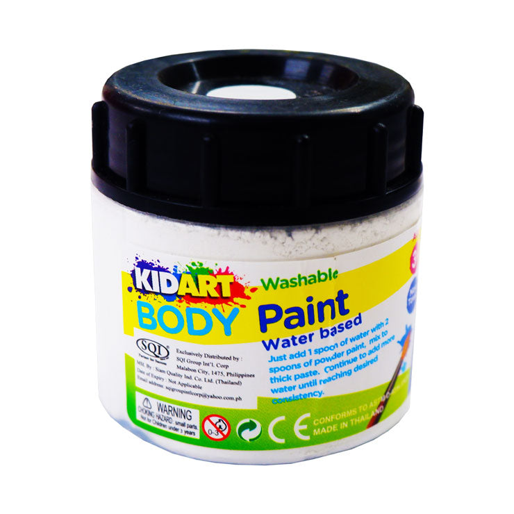 Kid Art Body Paint White 80ml - Arts & Crafts Supplies