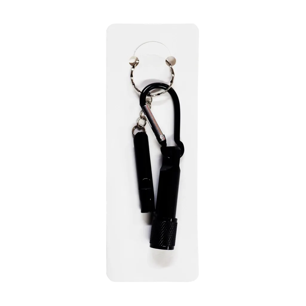 Best Buy Flashlight Black with Whistle & Keychain - Home & Office Essentials