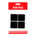 Best Buy Felt Pad Black 4s Square - Home & Office Supplies - Furniture Accessory