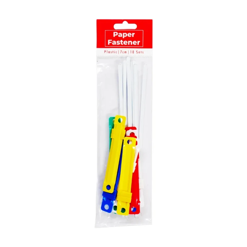 Best Buy Fastener Plastic 7 cm 10s Colored- School & Office Supplies - Filing - Lowest Price