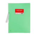 Best Buy Folder Plastic Zs-370S Green A4 Pull Clip Transparent - Filing Supplies