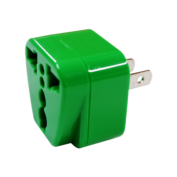 Travelmate Adapter Green Universal Plug - Computer Accessories