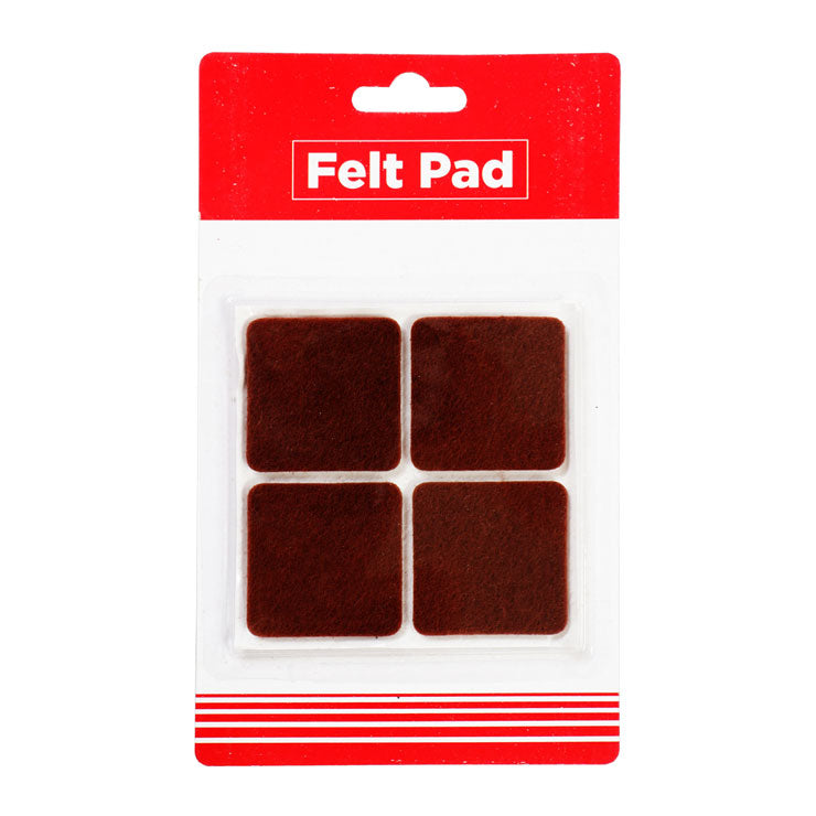 Best Buy Felt Pad Brown 4s Square - Home & Office Supplies - Furniture Accessory