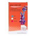 Tokyo Finds Pour Over Art Set Bunny Teal 9 Inch - Arts & Crafts - DIY Products