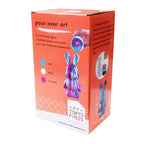 Tokyo Finds Pour Over Art Set Bunny Teal 9 Inch - Arts & Crafts - DIY Products