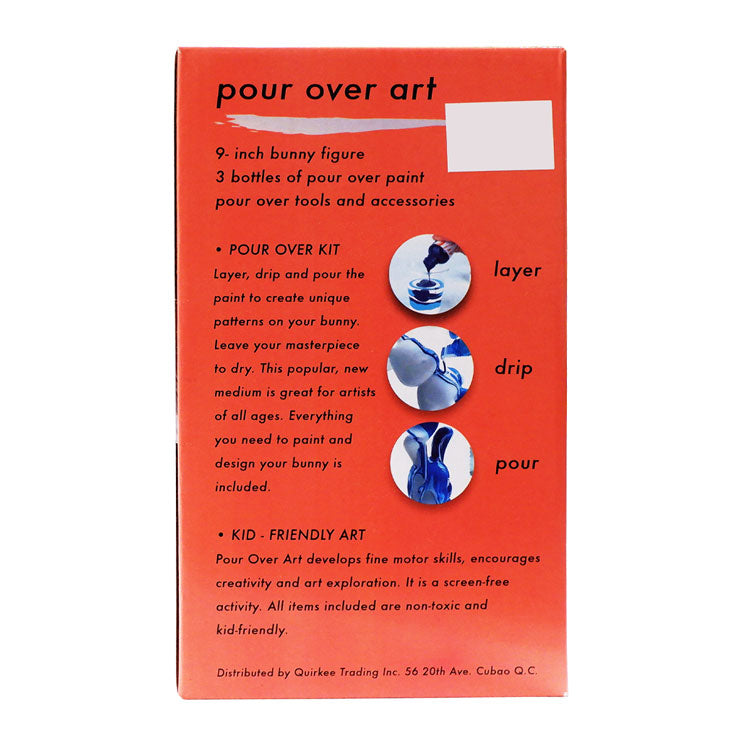 Tokyo Finds Pour Over Art Set Bunny Teal 9 Inch - Arts & Crafts - DIY Products