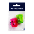 Staedtler One-Hole Sharpener Set Green/Pink Lkps4 2S - School & Office Supplies