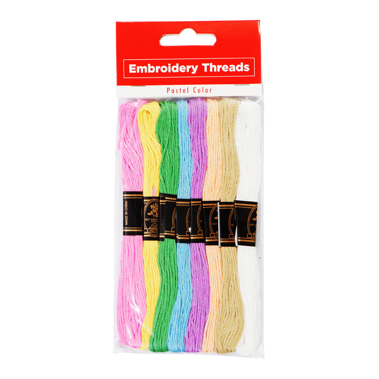 Best Buy Embroidery Thread Pastel Colors 8 Pieces - Hobbies & Crafts Supplies