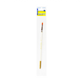Keep Smiling Artist Brush Flat #0 Nylon White Barrel - Artist Brushes