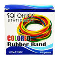 SQI Rubber Band RB010 Colored 60 Grams - Filing Accessories