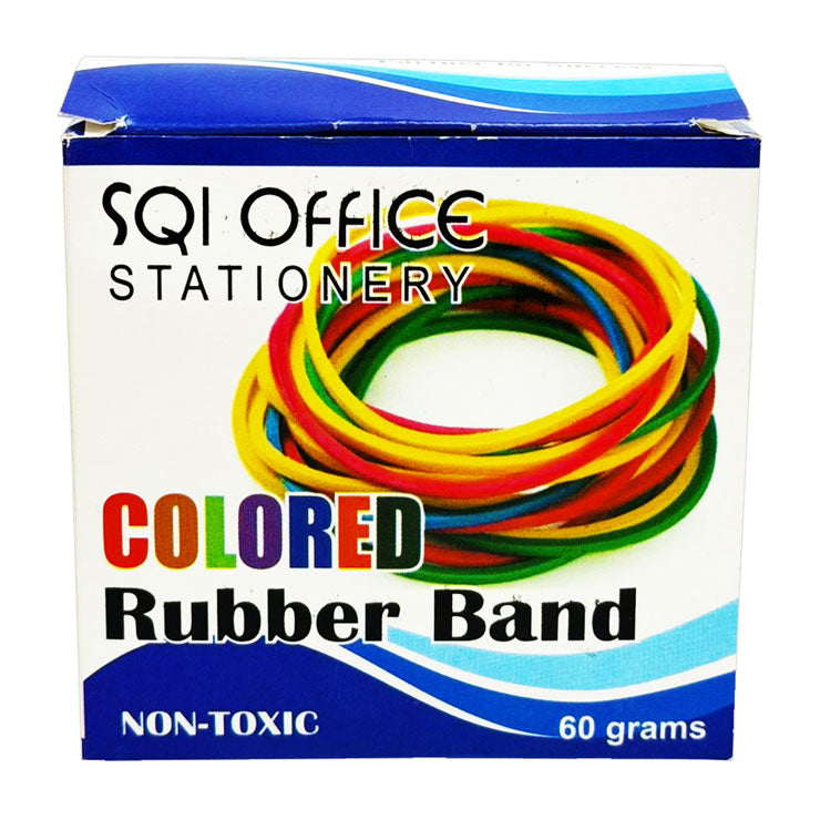 SQI Rubber Band RB010 Colored 60 Grams - Filing Accessories