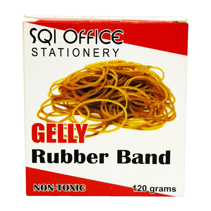 SQI Rubber Band RB010 Natural Yellow 120 Grams - Filing Accessories