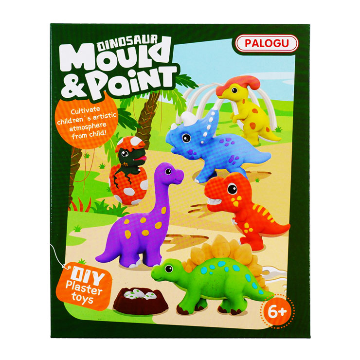 Mould and Paint Dinosaur DIY Plaster Kit - Arts & Crafts Supplies