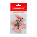 Best Buy Clip Foldback Pink 4's 1in (25mm) Pastel - Filing Supplies
