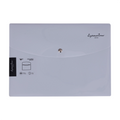 Vindel Plastic Envelope V52402Gy A4 Gray Button Type Morandi - Filing Supplies